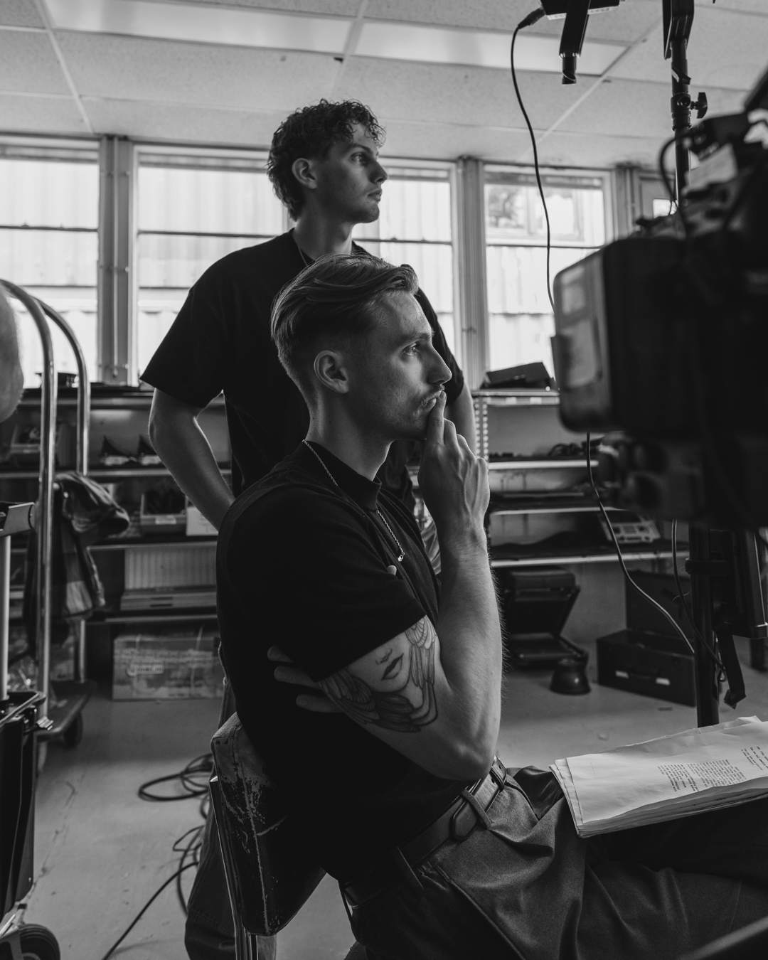 Set-impressie van een Houvast-productie