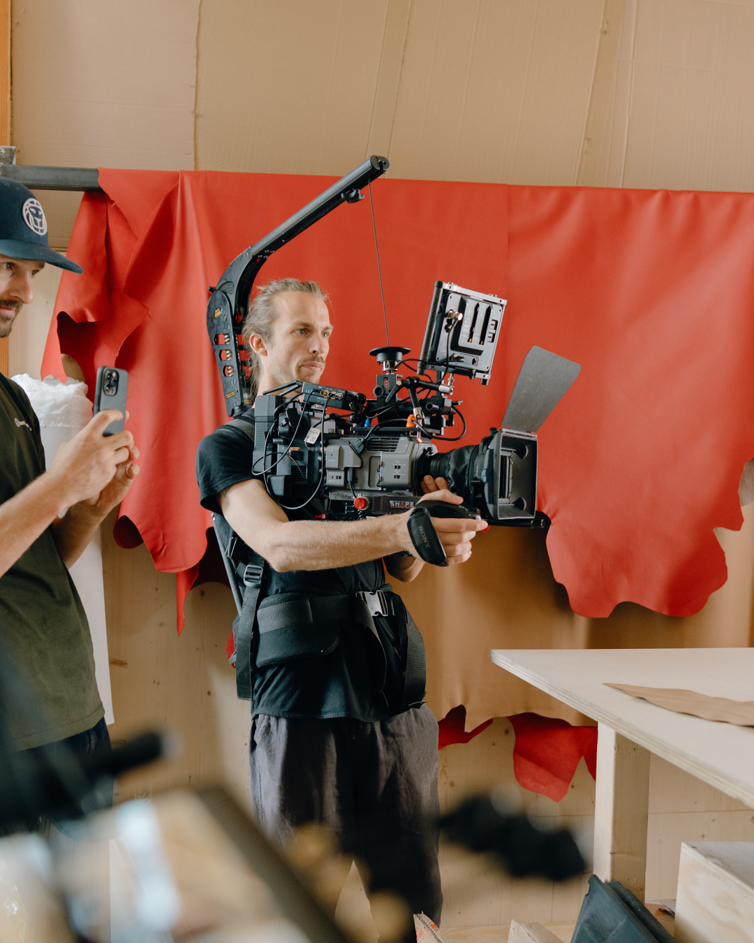 Set-impressie van een Houvast-productie